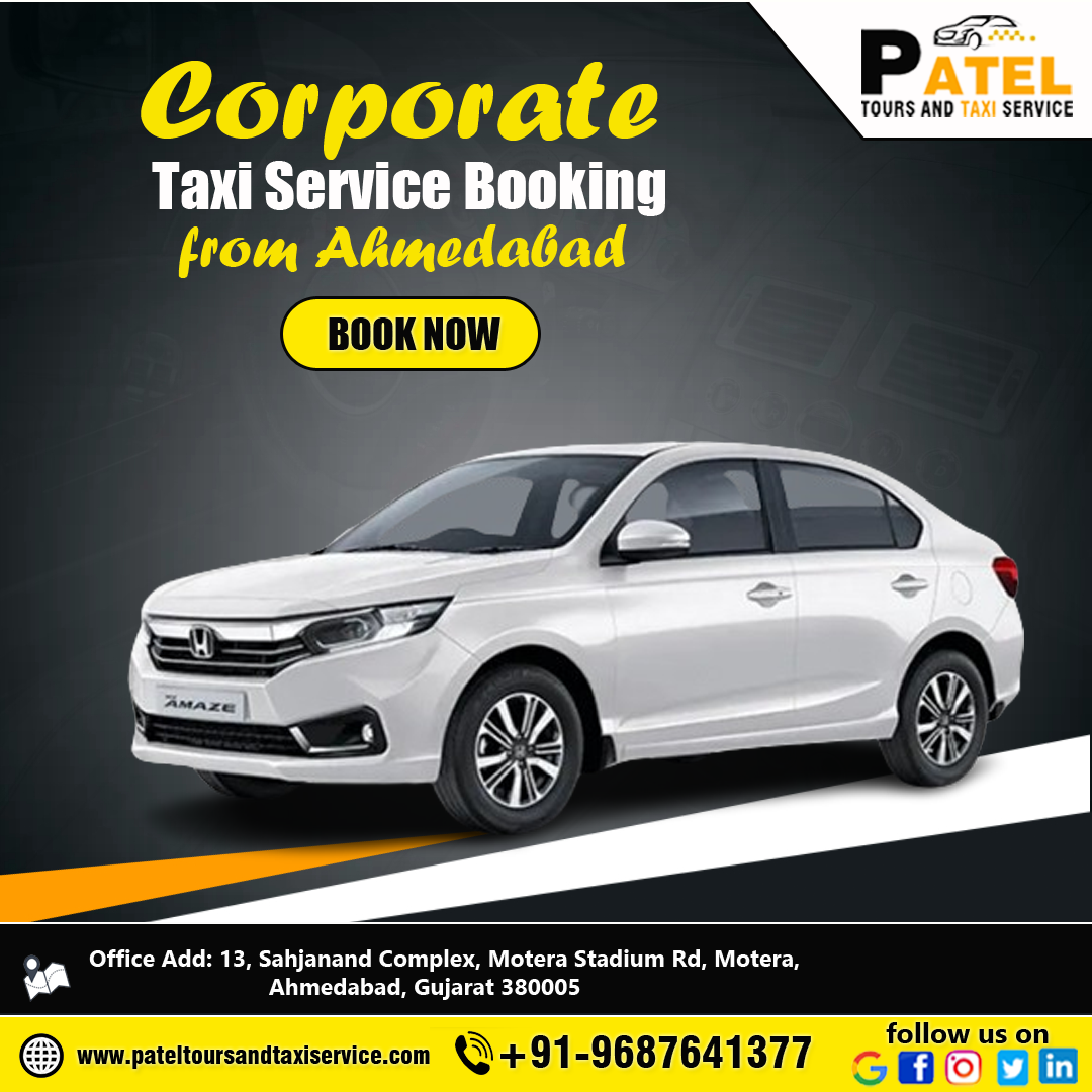 Outstation Taxi Service in Ahmedabad