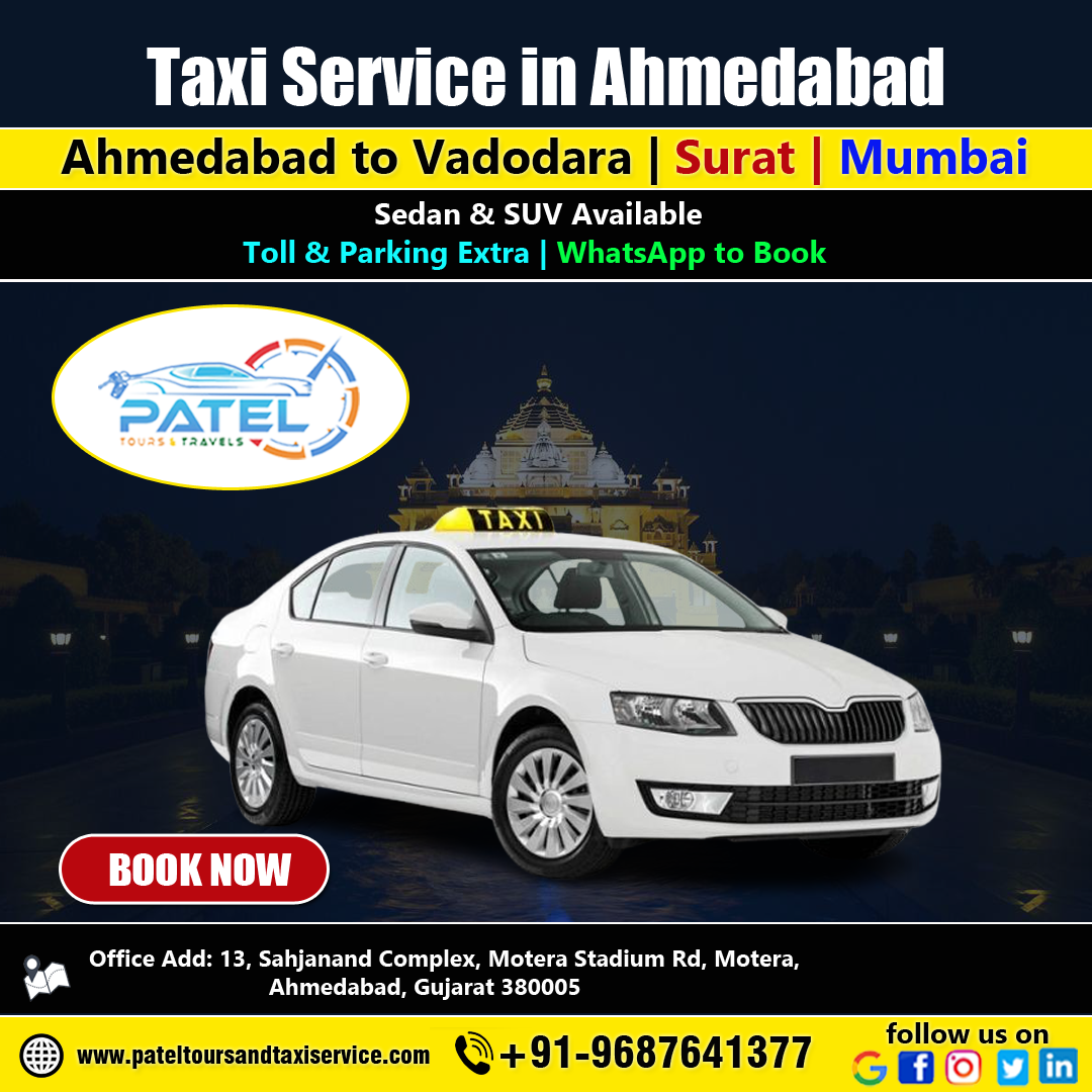 Jetpur to Ahmedabad Taxi Service |