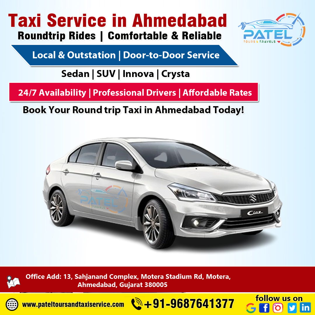Ahmedabad to Surat Taxi Service