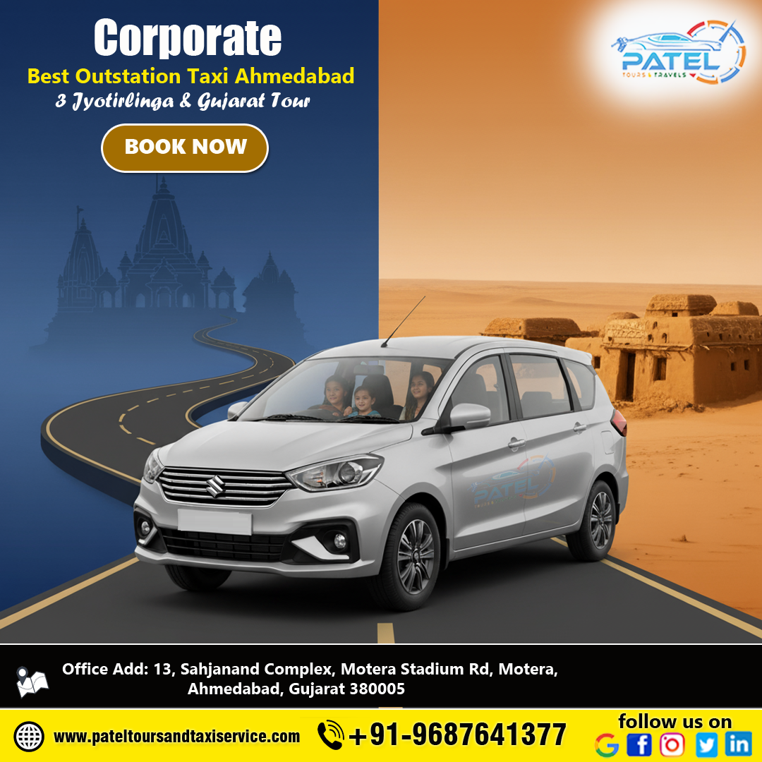 Gandhinagar to Ahmedabad Taxi Service