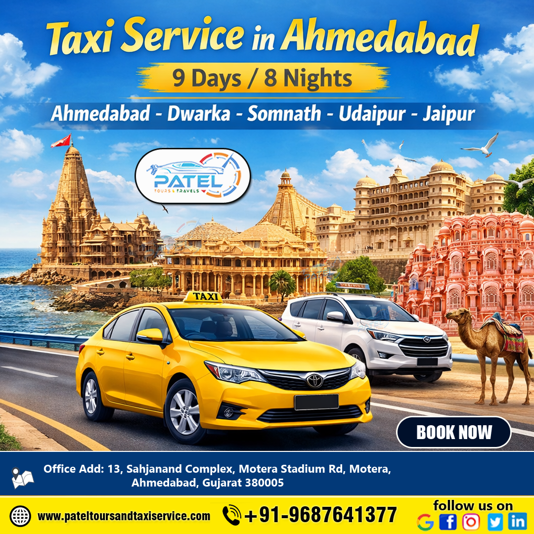 Taxi Service Near Ranip Ahmedabad