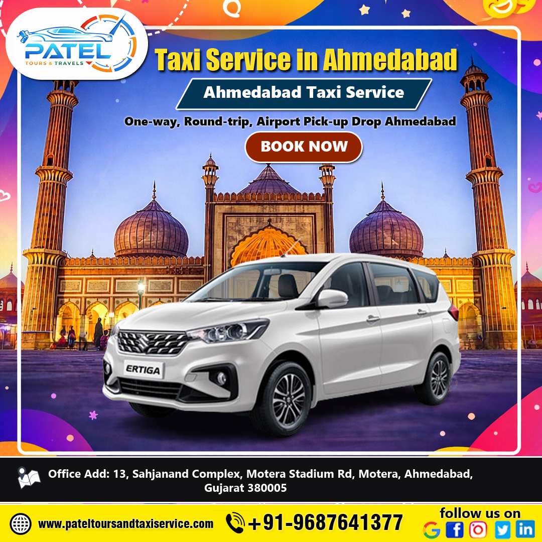 Taxi Service Near Jama Masjid Ahmedabad